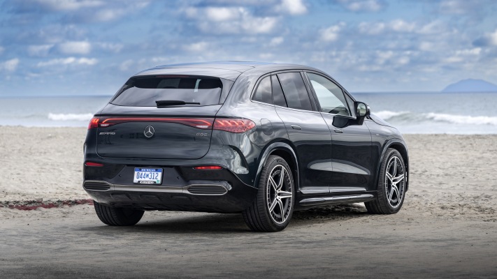 Mercedes-AMG EQE SUV USA Version 2024. Desktop wallpaper