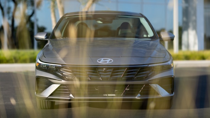 Hyundai Elantra USA Version 2024. Desktop wallpaper