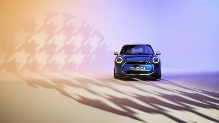 MINI Cooper SE 2024. Desktop wallpaper