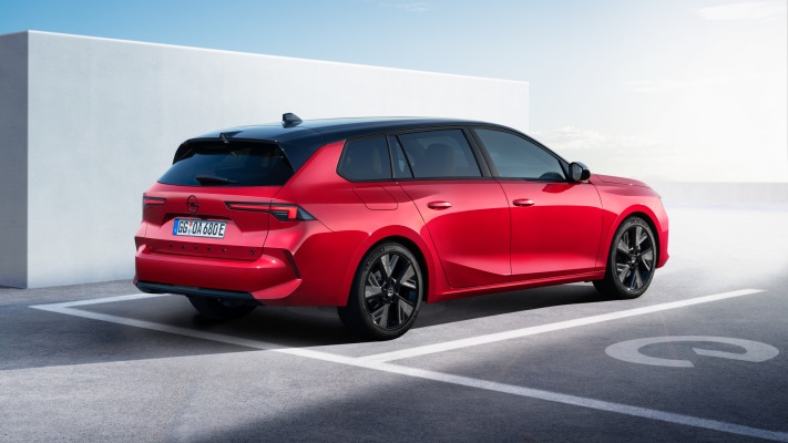 Opel Astra Sports Tourer Electric 2024. Desktop wallpaper