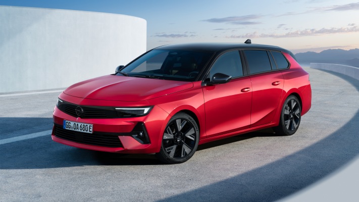 Opel Astra Sports Tourer Electric 2024. Desktop wallpaper