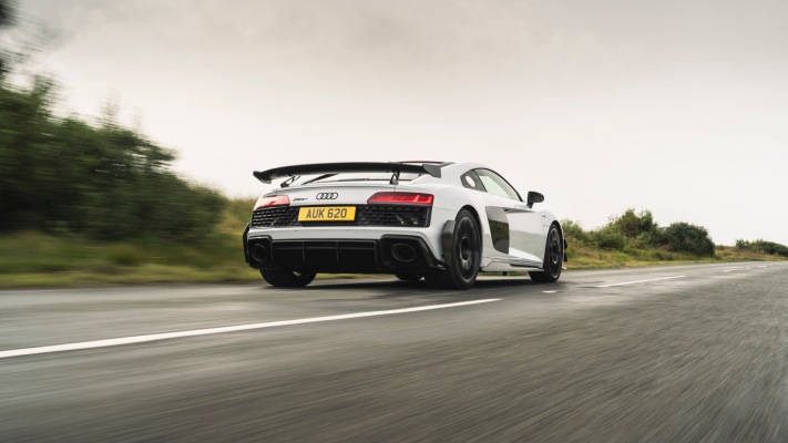 Audi R8 Coupe V10 GT RWD UK Version 2023. Desktop wallpaper