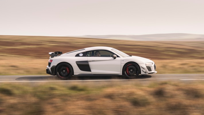 Audi R8 Coupe V10 GT RWD UK Version 2023. Desktop wallpaper