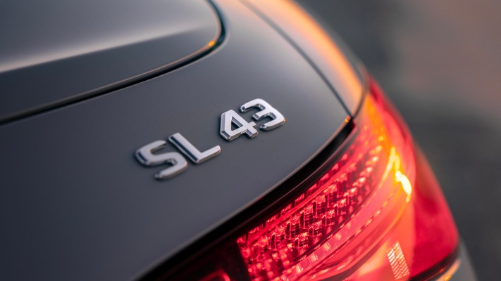 Mercedes-AMG SL 43 USA Version 2023. Desktop wallpaper