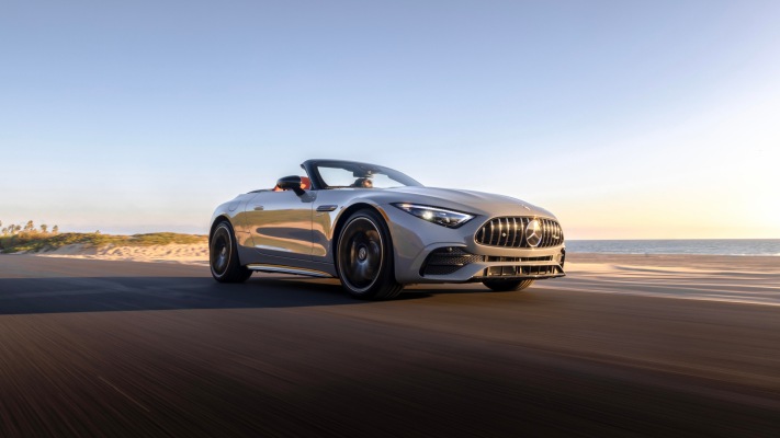 Mercedes-AMG SL 43 USA Version 2023. Desktop wallpaper