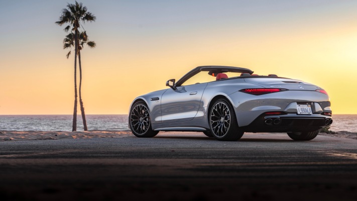 Mercedes-AMG SL 43 USA Version 2023. Desktop wallpaper