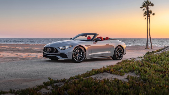 Mercedes-AMG SL 43 USA Version 2023. Desktop wallpaper