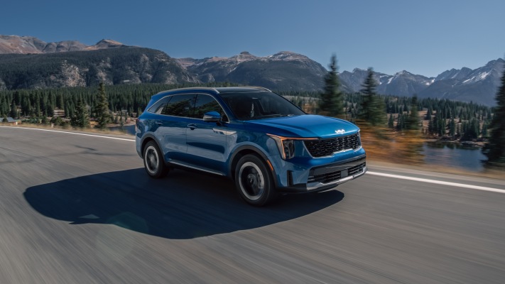 Kia Sorento HEV USA Version 2025. Desktop wallpaper
