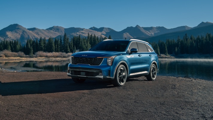 Kia Sorento HEV USA Version 2025. Desktop wallpaper