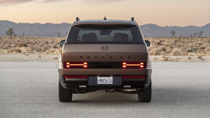Hyundai Santa Fe Calligraphy USA Version 2024. Desktop wallpaper