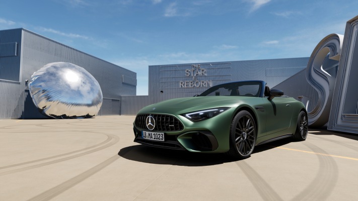 Mercedes-AMG SL 63 S E Performance 2024. Desktop wallpaper
