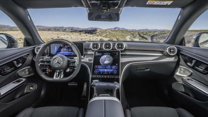 Mercedes-AMG CLE 53 4MATIC+ Coupe 2024. Desktop wallpaper
