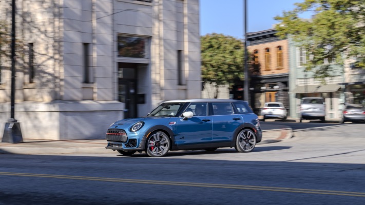 MINI John Cooper Works Clubman USA Version 2023. Desktop wallpaper