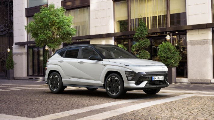 Hyundai Kona Electric N Line 2024. Desktop wallpaper