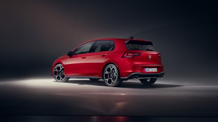 Volkswagen Golf VIII GTI 2024. Desktop wallpaper