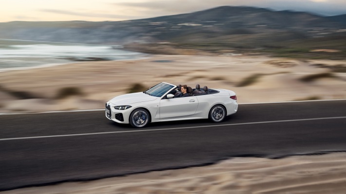 BMW 430i Convertible 2025. Desktop wallpaper