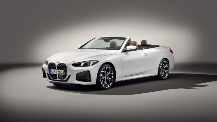 BMW 430i Convertible 2025. Desktop wallpaper
