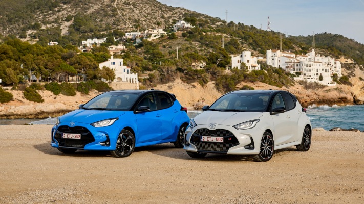 Toyota Yaris GR Sport 2024. Desktop wallpaper