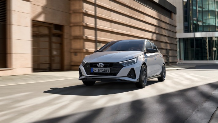 Hyundai i20 N Line 2024. Desktop wallpaper