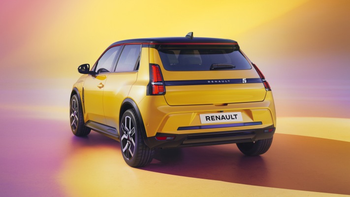 Renault 5 E-Tech 2025. Desktop wallpaper