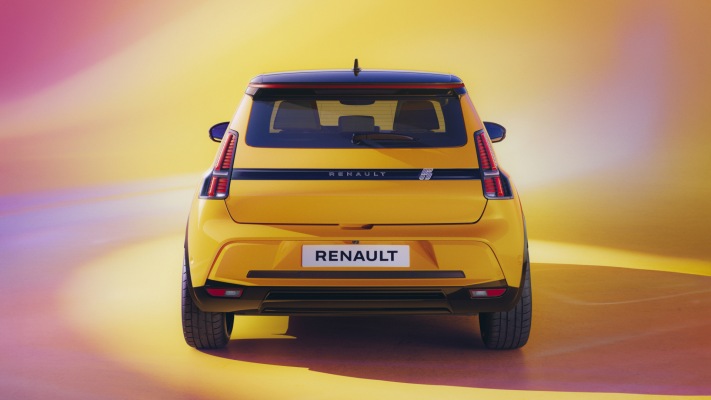 Renault 5 E-Tech 2025. Desktop wallpaper