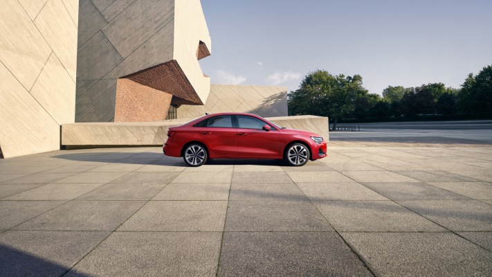 Audi A3 Sedan 2025. Desktop wallpaper
