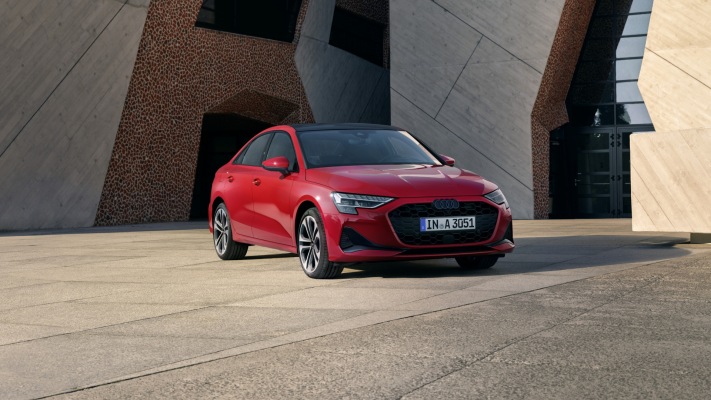 Audi A3 Sedan 2025. Desktop wallpaper