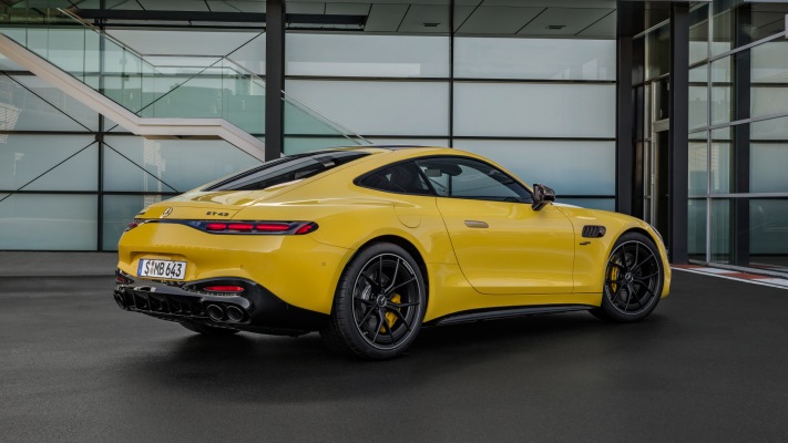 Mercedes-AMG GT 43 Coupe 2025. Desktop wallpaper