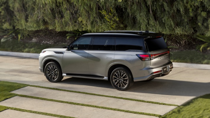 Infiniti QX80 2025. Desktop wallpaper