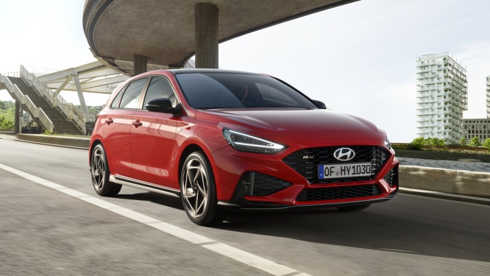 Hyundai i30 Hatchback N Line 2024. Desktop wallpaper