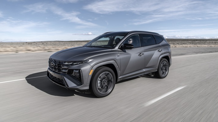 Hyundai Tucson N Line USA Version 2025. Desktop wallpaper