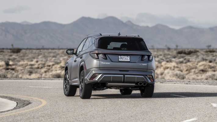 Hyundai Tucson N Line USA Version 2025. Desktop wallpaper