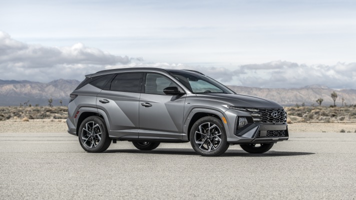 Hyundai Tucson N Line USA Version 2025. Desktop wallpaper