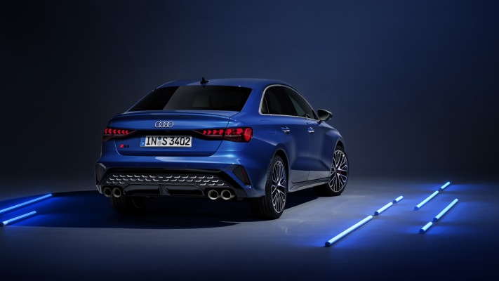 Audi S3 Sedan 2025. Desktop wallpaper
