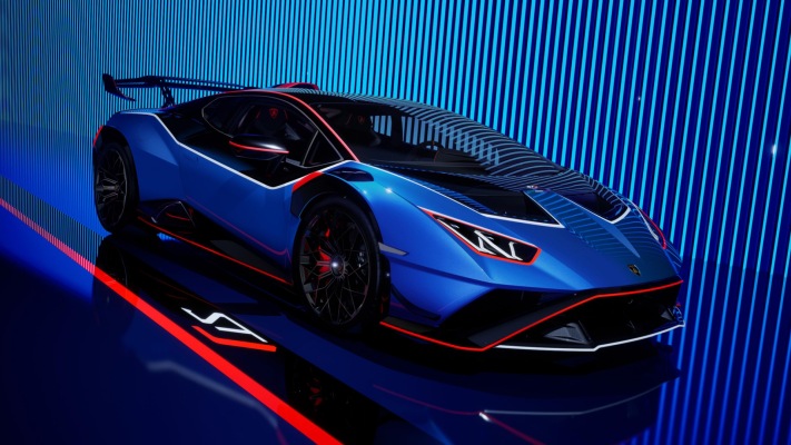 Lamborghini Huracán STJ 2024. Desktop wallpaper