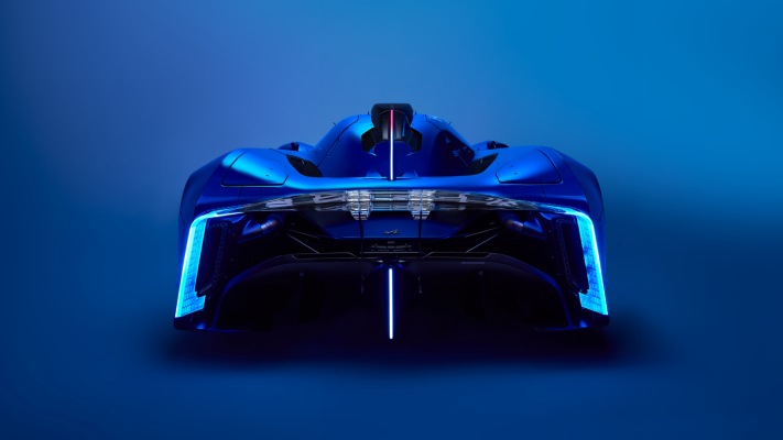 Alpine Alpenglow Hy Concept 2024. Desktop wallpaper