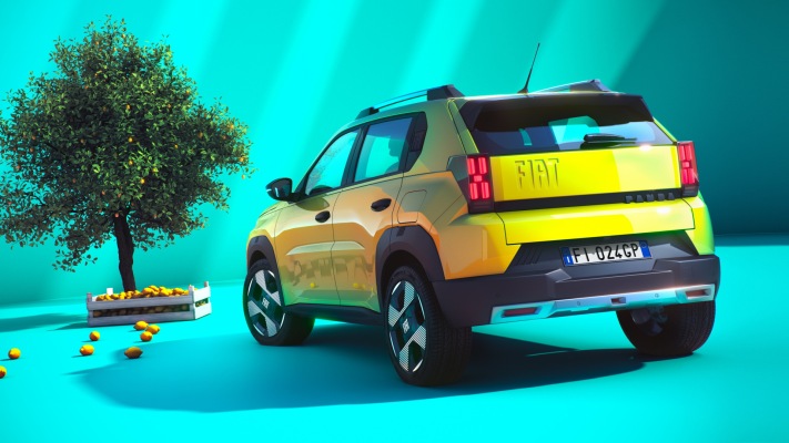 Fiat Grande Panda 2025. Desktop wallpaper