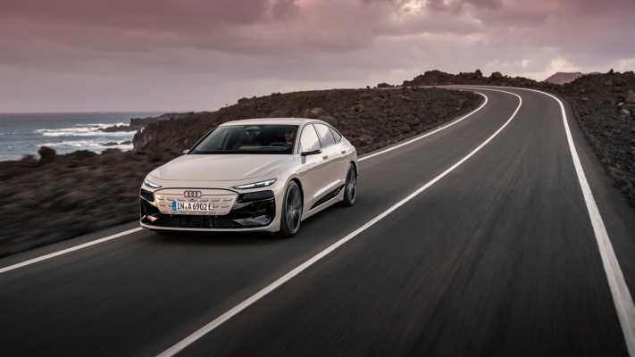 Audi A6 Sportback e-tron 2025. Desktop wallpaper