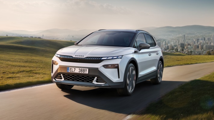Skoda Elroq First Edition 2025. Desktop wallpaper