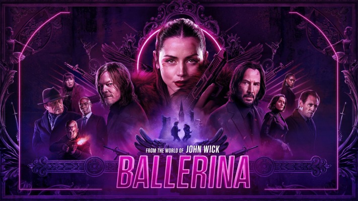 Ballerina (2025). Desktop wallpaper