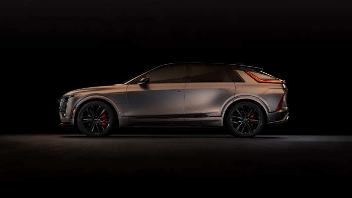 Cadillac Lyriq-V 2026. Desktop wallpaper