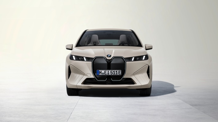 BMW iX xDrive45 2025. Desktop wallpaper