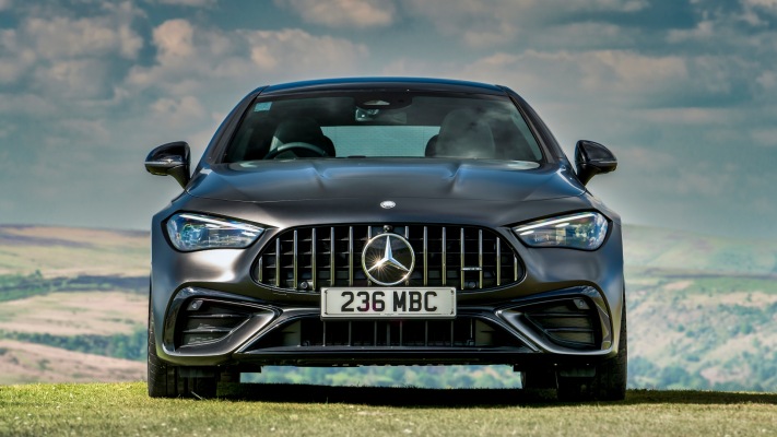 Mercedes-AMG CLE 53 4MATIC+ Coupé Night Edition Premium Plus UK Version 2024. Desktop wallpaper