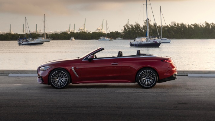 Mercedes-AMG CLE 53 4MATIC+ Cabriolet USA Version 2025. Desktop wallpaper