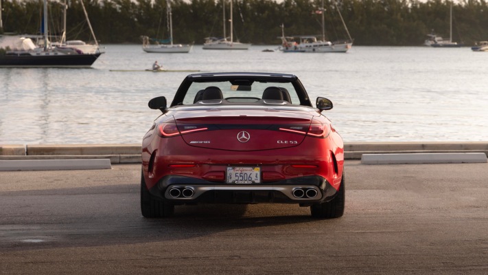 Mercedes-AMG CLE 53 4MATIC+ Cabriolet USA Version 2025. Desktop wallpaper