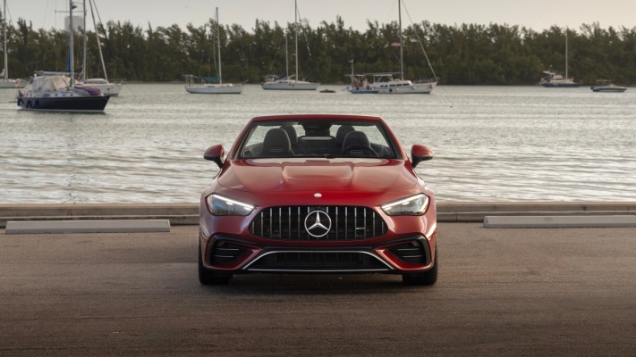 Mercedes-AMG CLE 53 4MATIC+ Cabriolet USA Version 2025. Desktop wallpaper