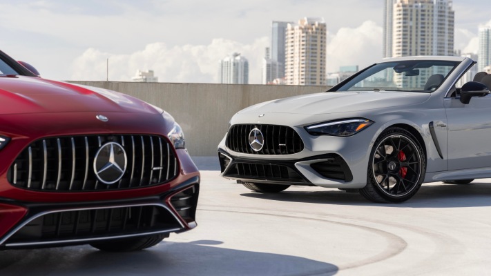 Mercedes-AMG CLE 53 4MATIC+ Cabriolet USA Version 2025. Desktop wallpaper