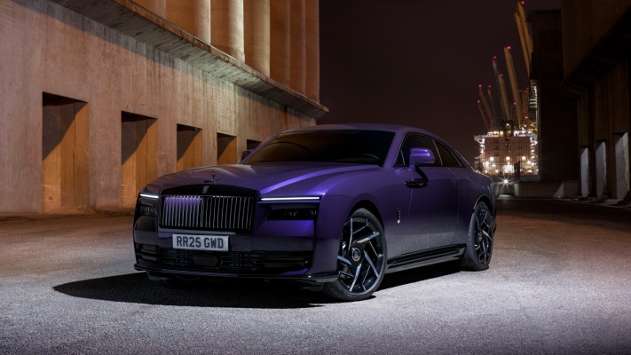 Rolls-Royce Spectre Black Badge 2026. Desktop wallpaper