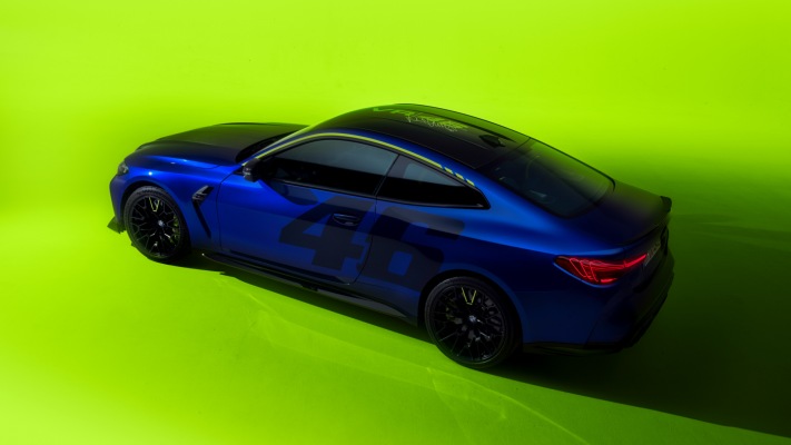 BMW M4 CS VR46 Edition Sport 2025. Desktop wallpaper