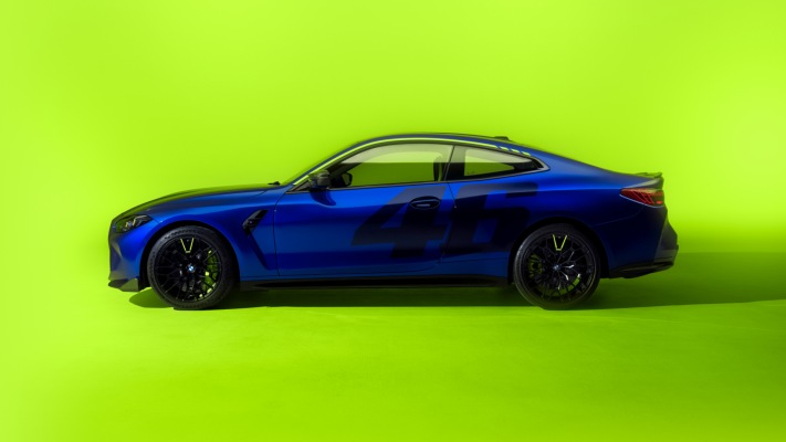 BMW M4 CS VR46 Edition Sport 2025. Desktop wallpaper